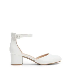 Women’s Round-Toe D’Orsay Block Heel Pumps