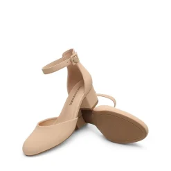 Women’s Round-Toe D’Orsay Block Heel Pumps