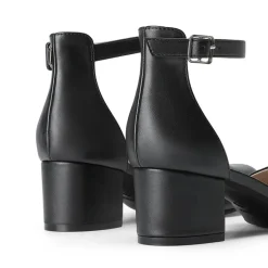Women’s Round-Toe D’Orsay Block Heel Pumps