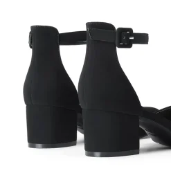 Women’s Round-Toe D’Orsay Block Heel Pumps