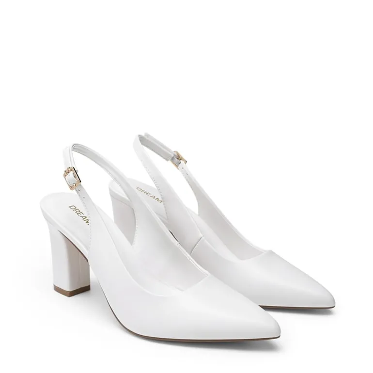 Women’s Slingback Block Heel Pumps