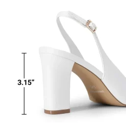 Women’s Slingback Block Heel Pumps