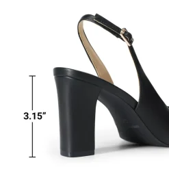 Women’s Slingback Block Heel Pumps