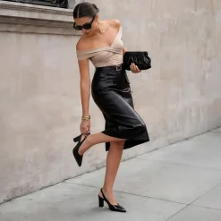 Women’s Slingback Block Heel Pumps