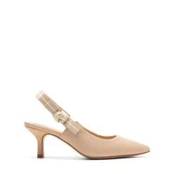 Women's Slingback Kitten Heel Pumps.