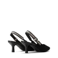 Women's Slingback Kitten Heel Pumps.
