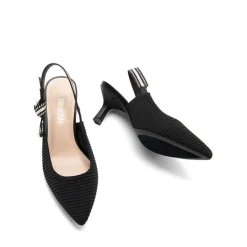 Women's Slingback Kitten Heel Pumps.