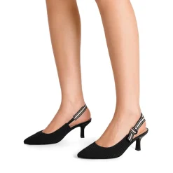 Women's Slingback Kitten Heel Pumps.