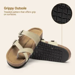 Women’s Slip-On Sandals with Arch Support