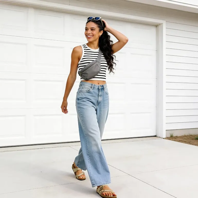 Women’s Slip-On Sandals with Arch Support