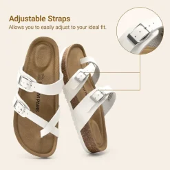 Women’s Slip-On Sandals with Arch Support