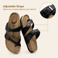 Women’s Slip-On Sandals with Arch Support