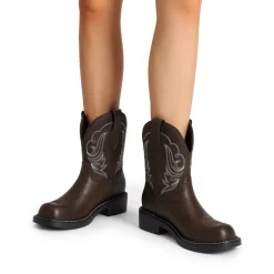 Women’s Slip-On Vintage Western Boots