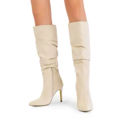 Women’s Slouch Stiletto Knee-High Boots