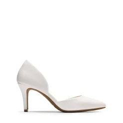 Women’s Sophisticated V-Cut Mid Heel Pumps