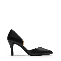 Women’s Sophisticated V-Cut Mid Heel Pumps
