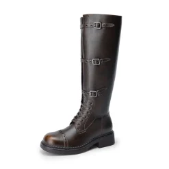 Women’s Square-Toe Block Heel Boots