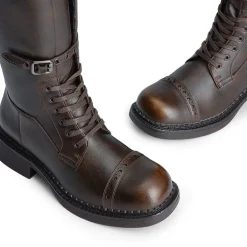 Women’s Square-Toe Block Heel Boots