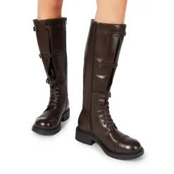 Women’s Square-Toe Block Heel Boots