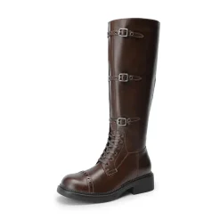 Women’s Square-Toe Block Heel Boots