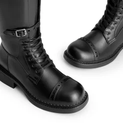 Women’s Square-Toe Block Heel Boots