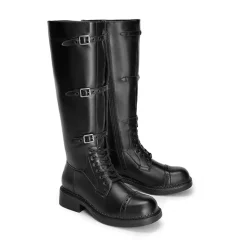 Women’s Square-Toe Block Heel Boots