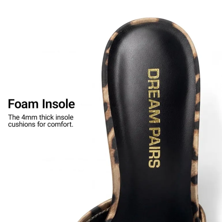 Women’s Square Toe Bow Mules with Cushioned Insole