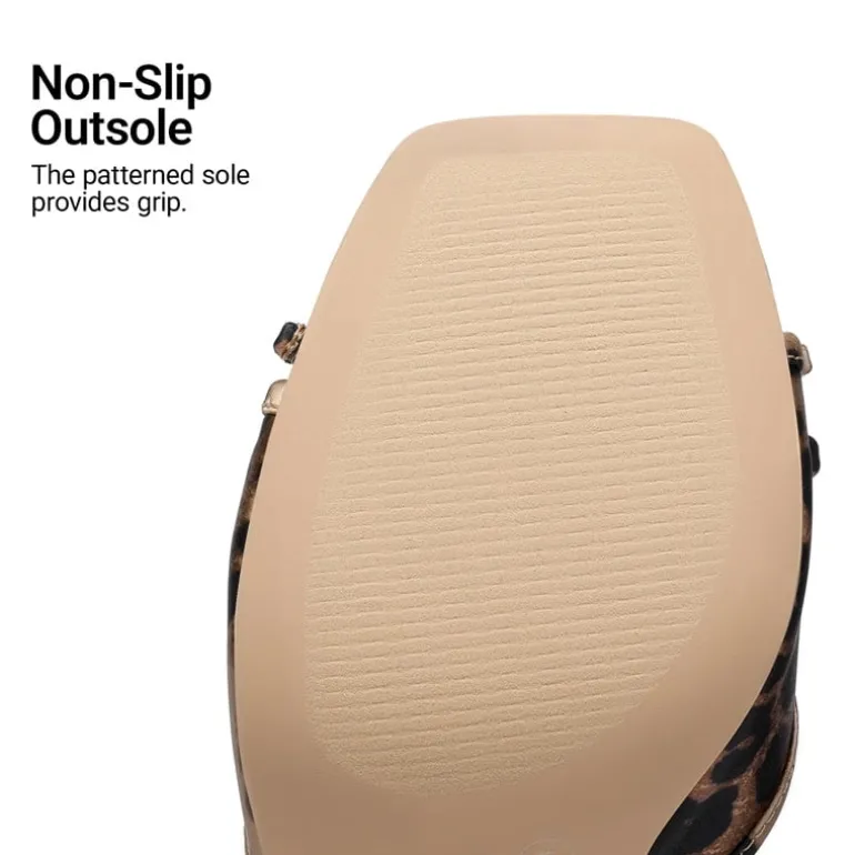 Women’s Square Toe Bow Mules with Cushioned Insole
