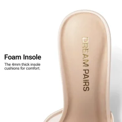 Women’s Square Toe Bow Mules with Cushioned Insole