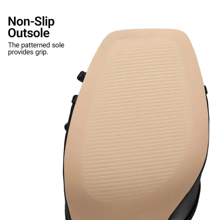 Women’s Square Toe Bow Mules with Cushioned Insole