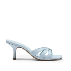 Women’s Square Toe Heels with Crossover Straps