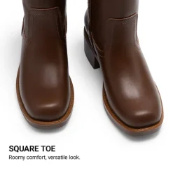 Women’s Square Toe Knee-High Western Boots