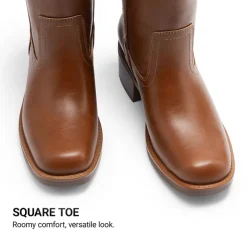 Women’s Square Toe Knee-High Western Boots