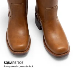 Women’s Square Toe Knee-High Western Boots