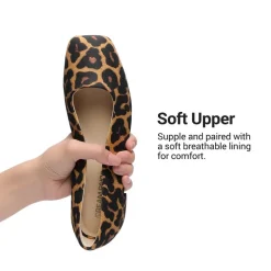 Women's Square-Toe Mary Jane Flats