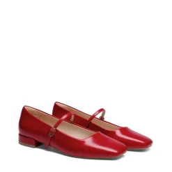 Women's Square-Toe Mary Jane Flats