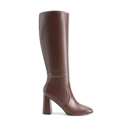 Women’s Square-Toe Sculpted Heel Boots