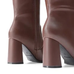 Women’s Square-Toe Sculpted Heel Boots