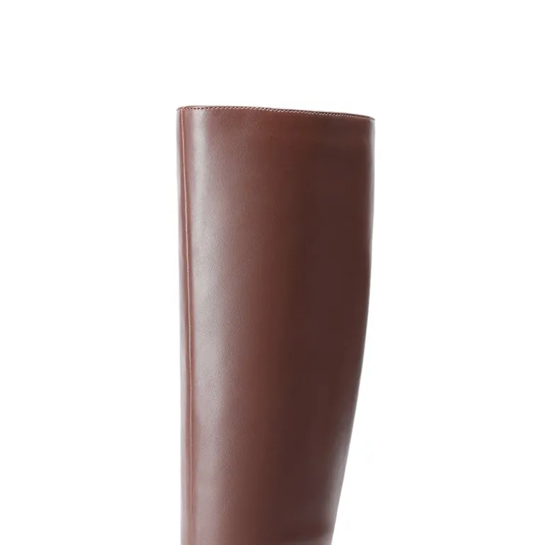 Women’s Square-Toe Sculpted Heel Boots
