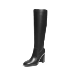 Women’s Square-Toe Sculpted Heel Boots