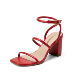 Women’s Strappy Chunky Heel Summer Sandals