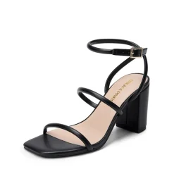 Women’s Strappy Chunky Heel Summer Sandals