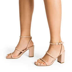Women’s Strappy Chunky Heel Summer Sandals