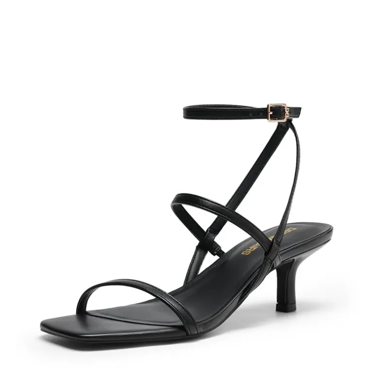Women’s Strappy Kitten Heel Sandals