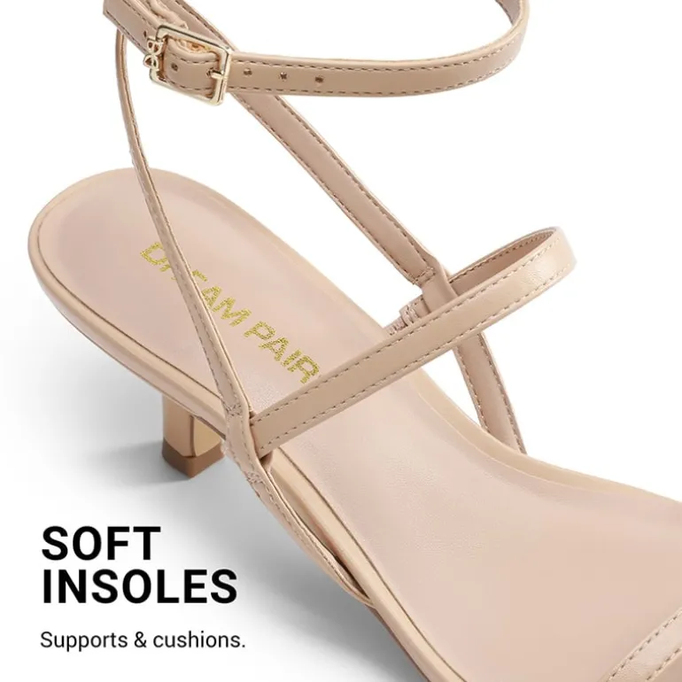 Women’s Strappy Kitten Heel Sandals