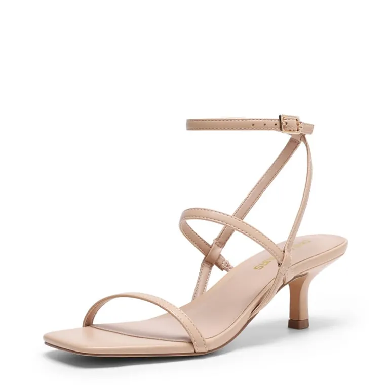 Women’s Strappy Kitten Heel Sandals