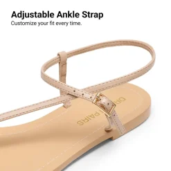 Women’s Strappy Sandals with Metal Accents