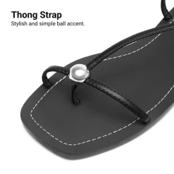 Women’s Strappy Sandals with Metal Accents