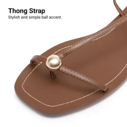 Women’s Strappy Sandals with Metal Accents