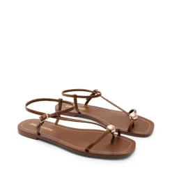 Women’s Strappy Sandals with Metal Accents